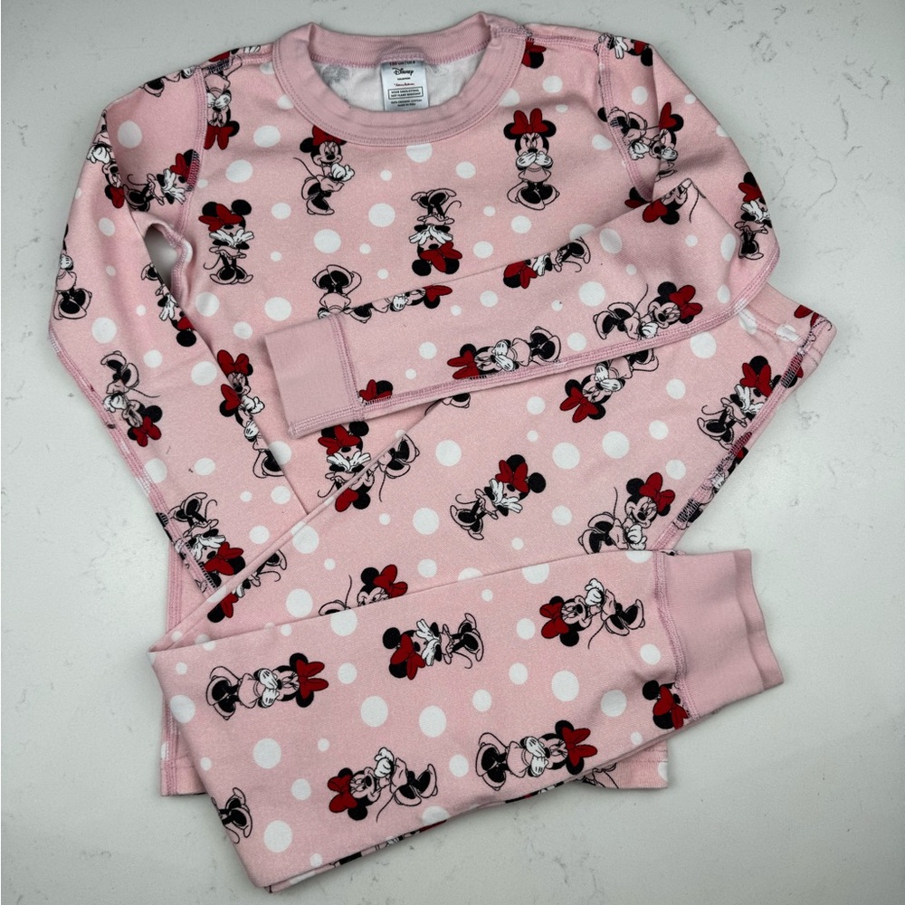 Hanna Andersson, Disney, Minnie, PJ set, size 8
